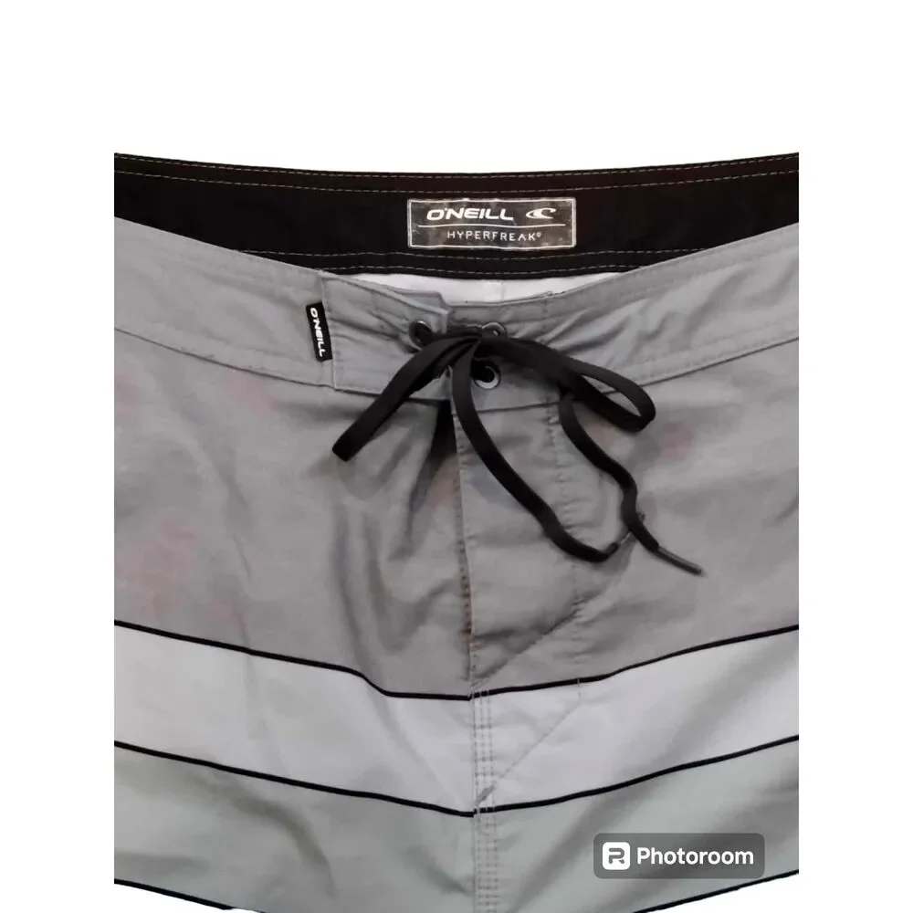 O'Neill Men's Hyperfreak Board Short Swimwear Multicolor Stripes Size 44